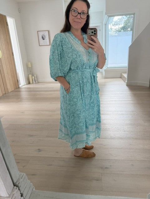The Alexa Dress - Paisley Sky