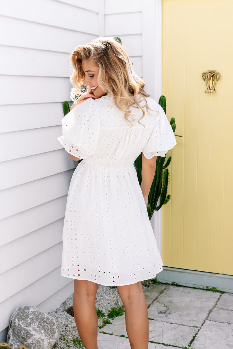 The Emery Dress - White
