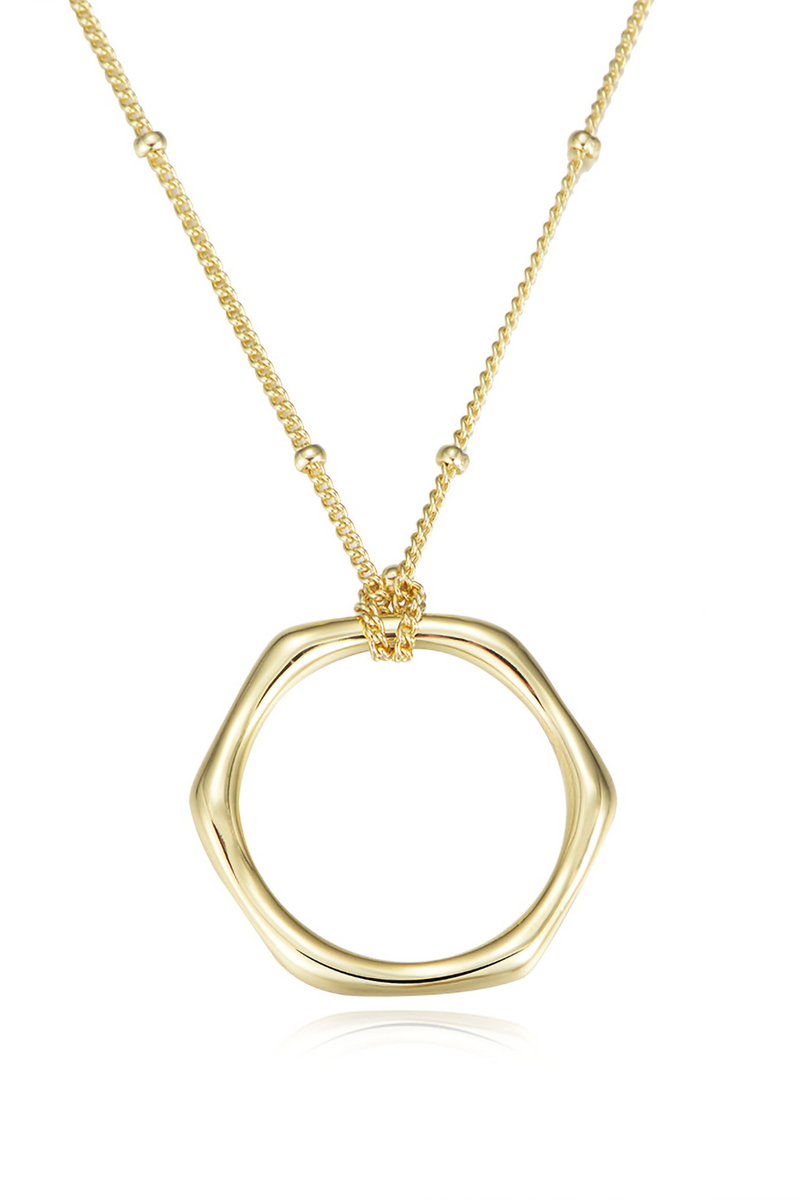 Eternity Necklace - 14k Gold Vermeil