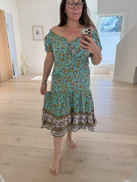 The Alena Dress - Amore Jade
