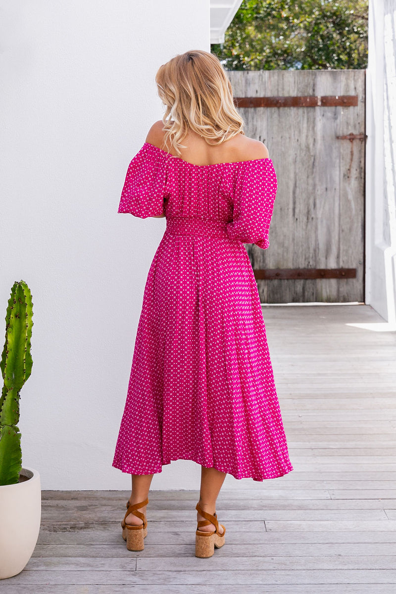 The Sloan Dress - Candy Pink