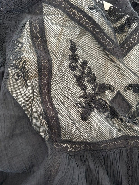 The Florence Blouse - Ebony