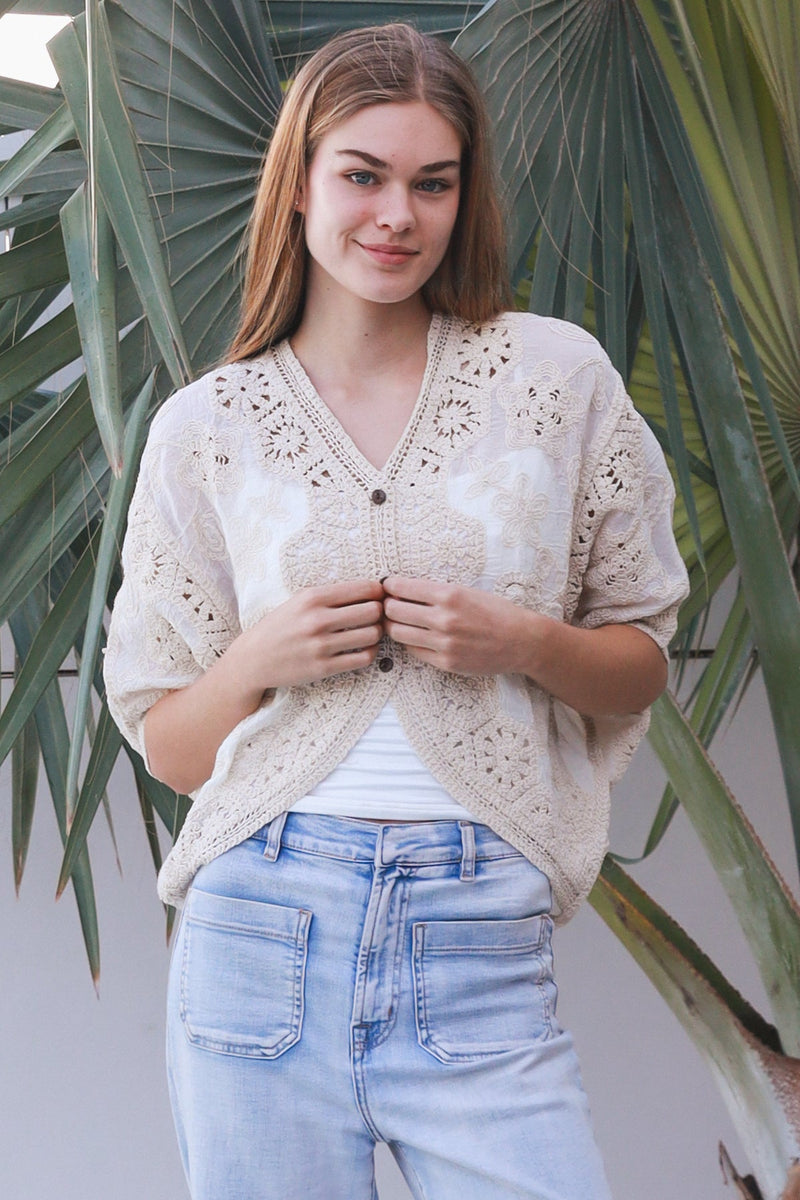 The Marjorie Crochet Top