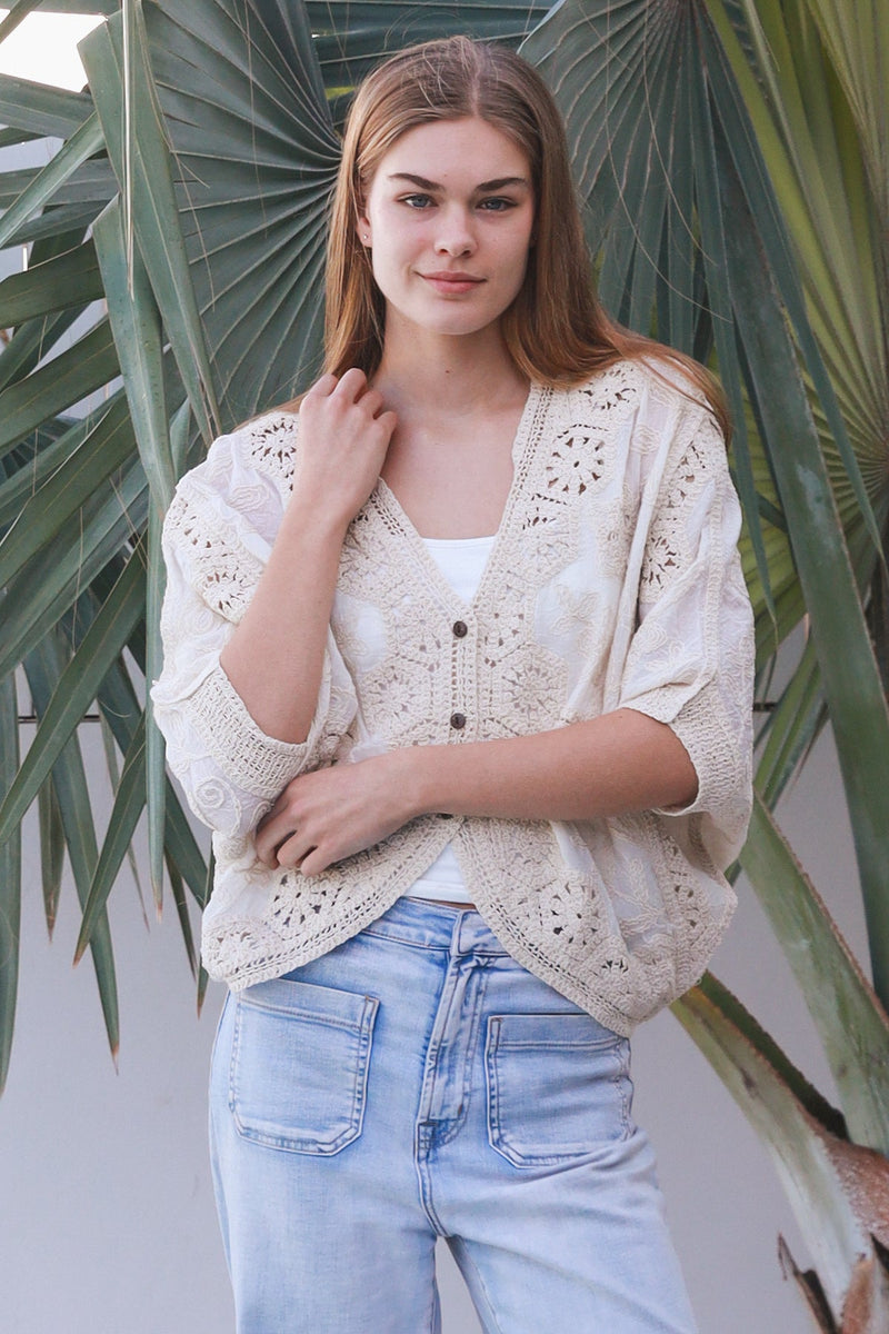 The Marjorie Crochet Top