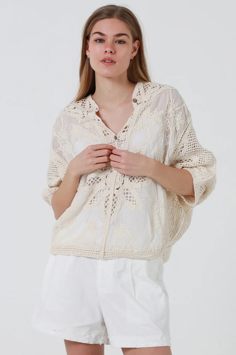 The Dorothea Crochet Top