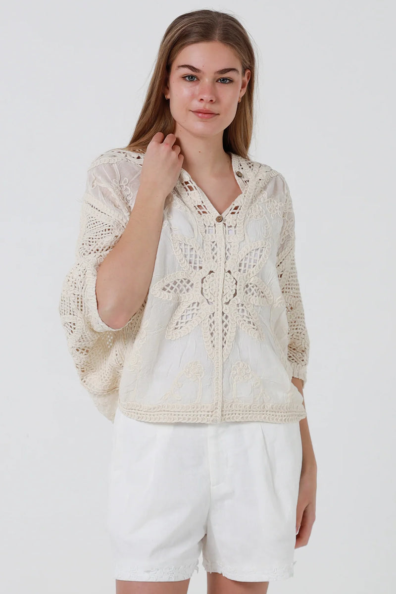 The Dorothea Crochet Top