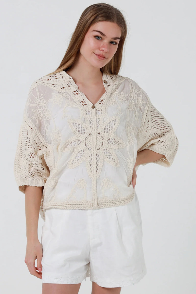 The Dorothea Crochet Top