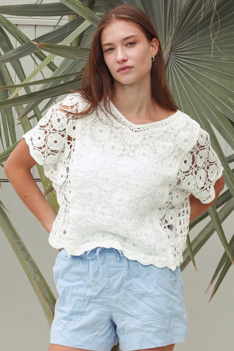 The Amy Crochet Top