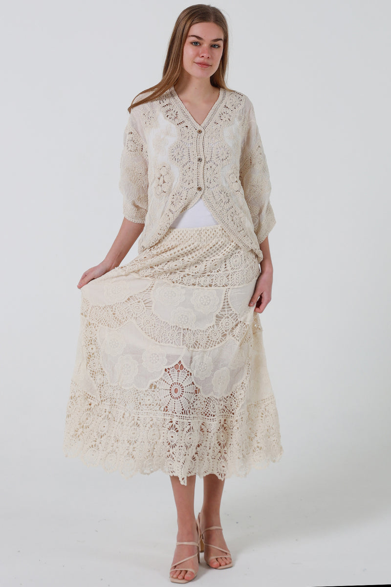 The Willow Crochet Skirt