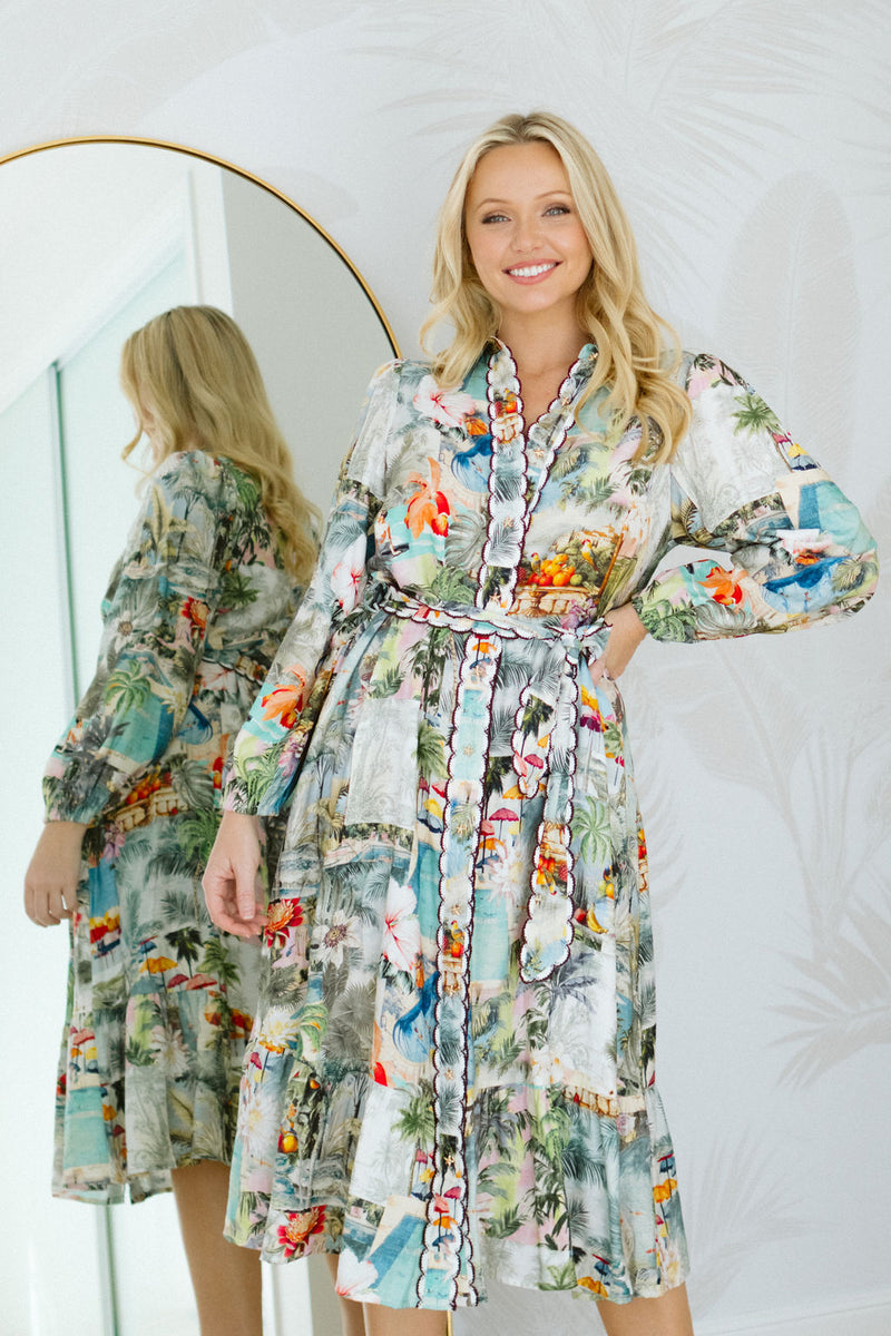 The Nixie Dress - Botanic Bay