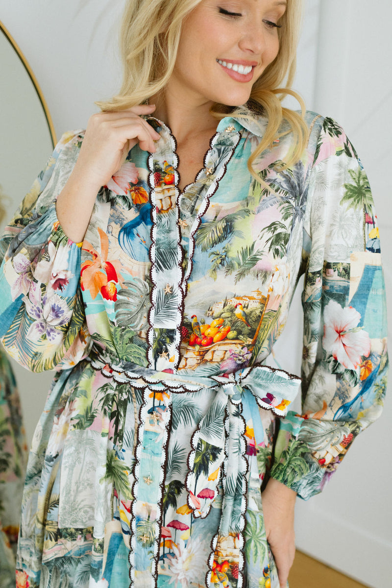 The Nixie Dress - Botanic Bay