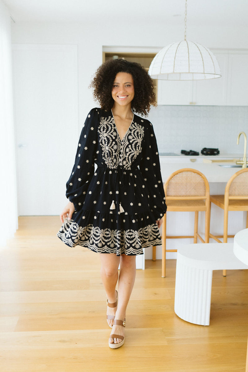 The Monica Dress - Dark Mavoria