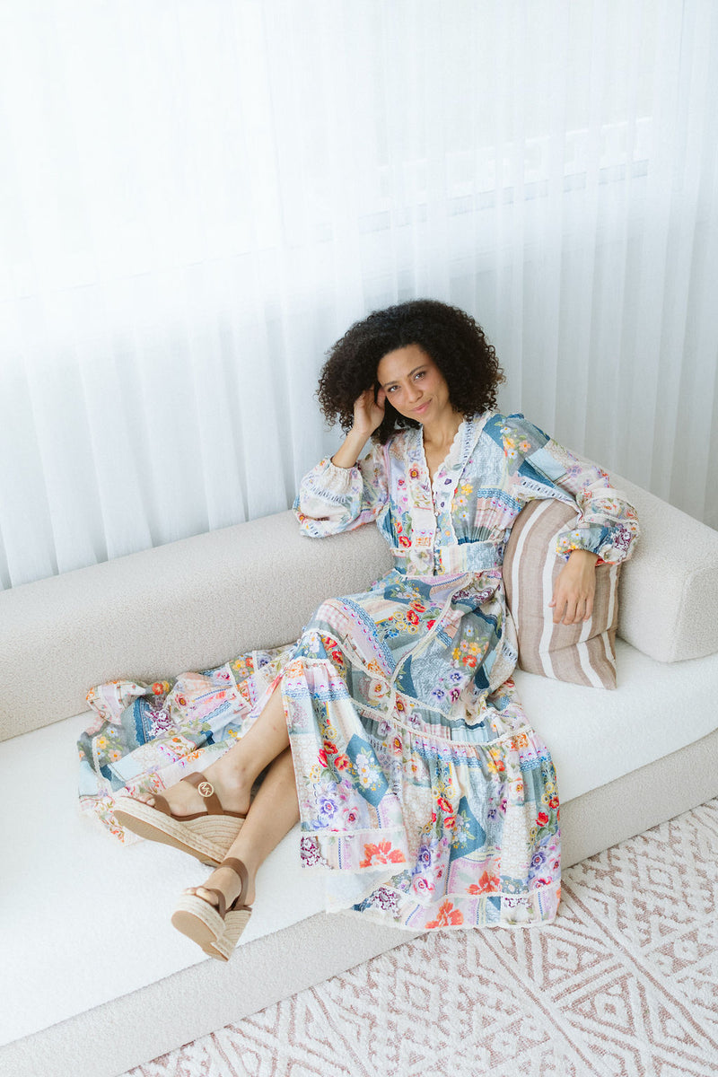 The Solara Dress - Vintage Petals