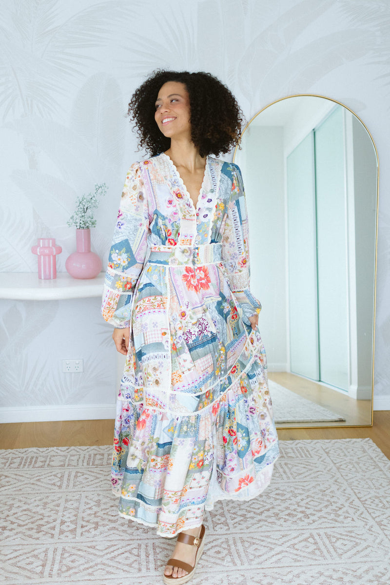 The Solara Dress - Vintage Petals