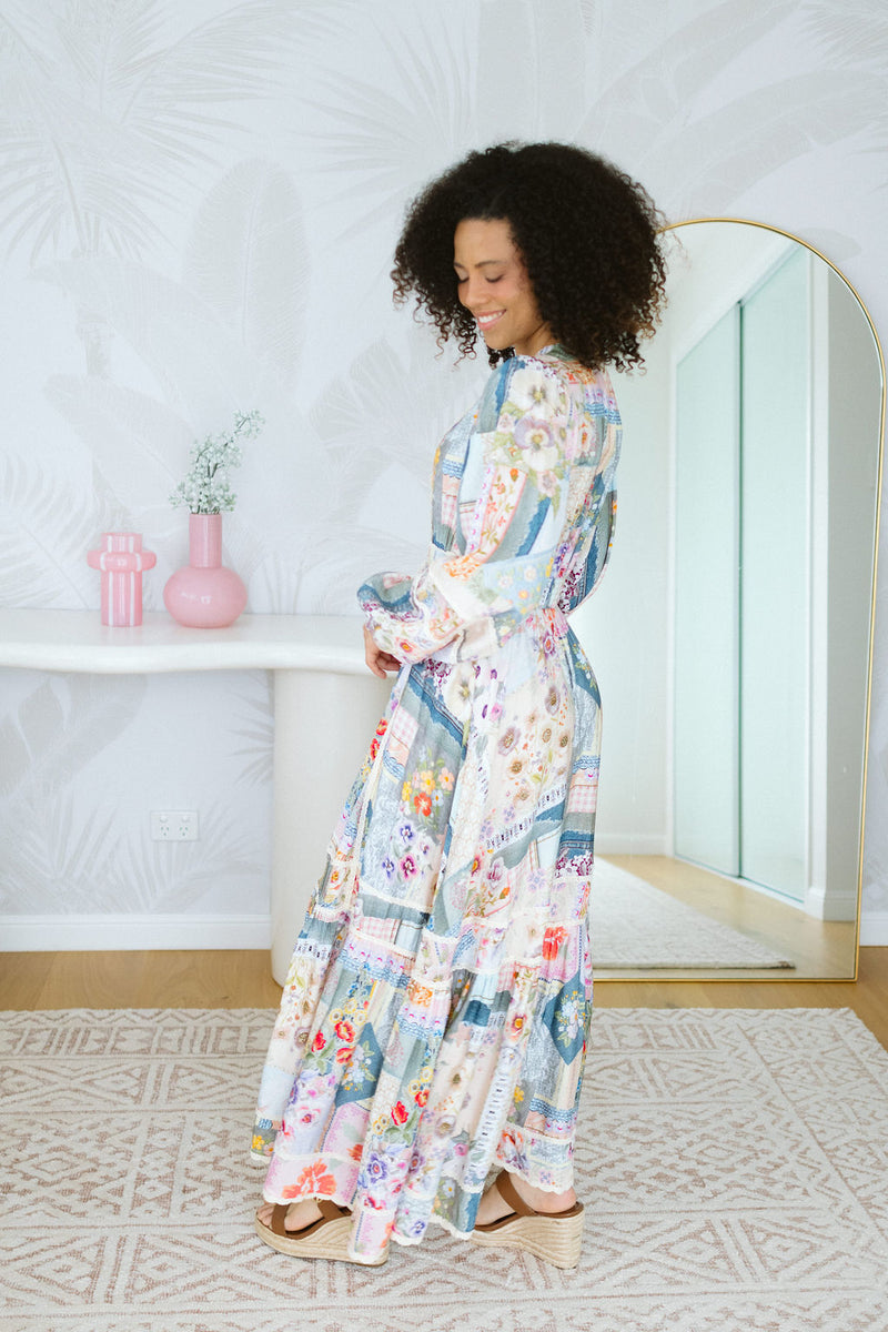 The Solara Dress - Vintage Petals