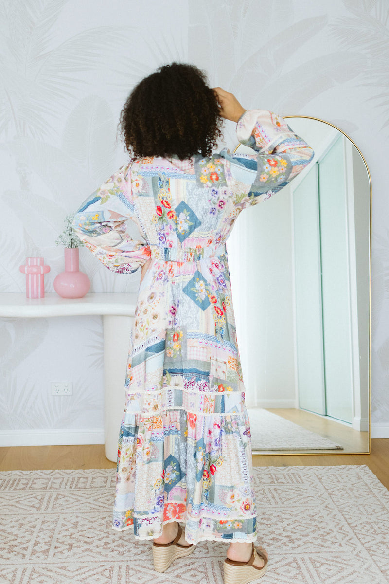 The Solara Dress - Vintage Petals