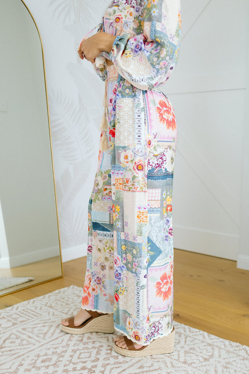 The Petia Pants - Vintage Petals