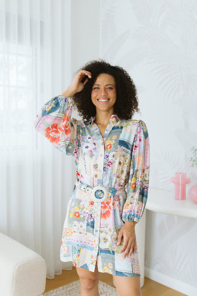 The Thea Dress - Vintage Petals