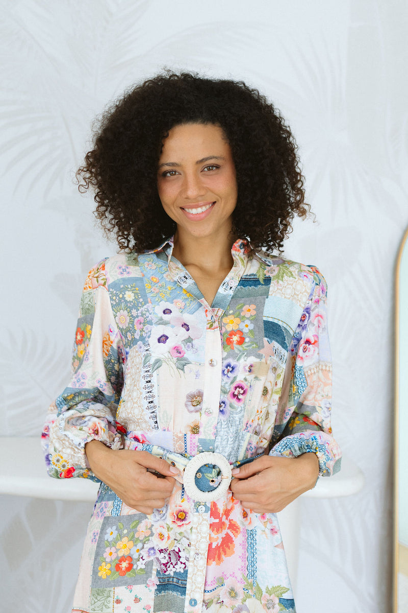 The Thea Dress - Vintage Petals