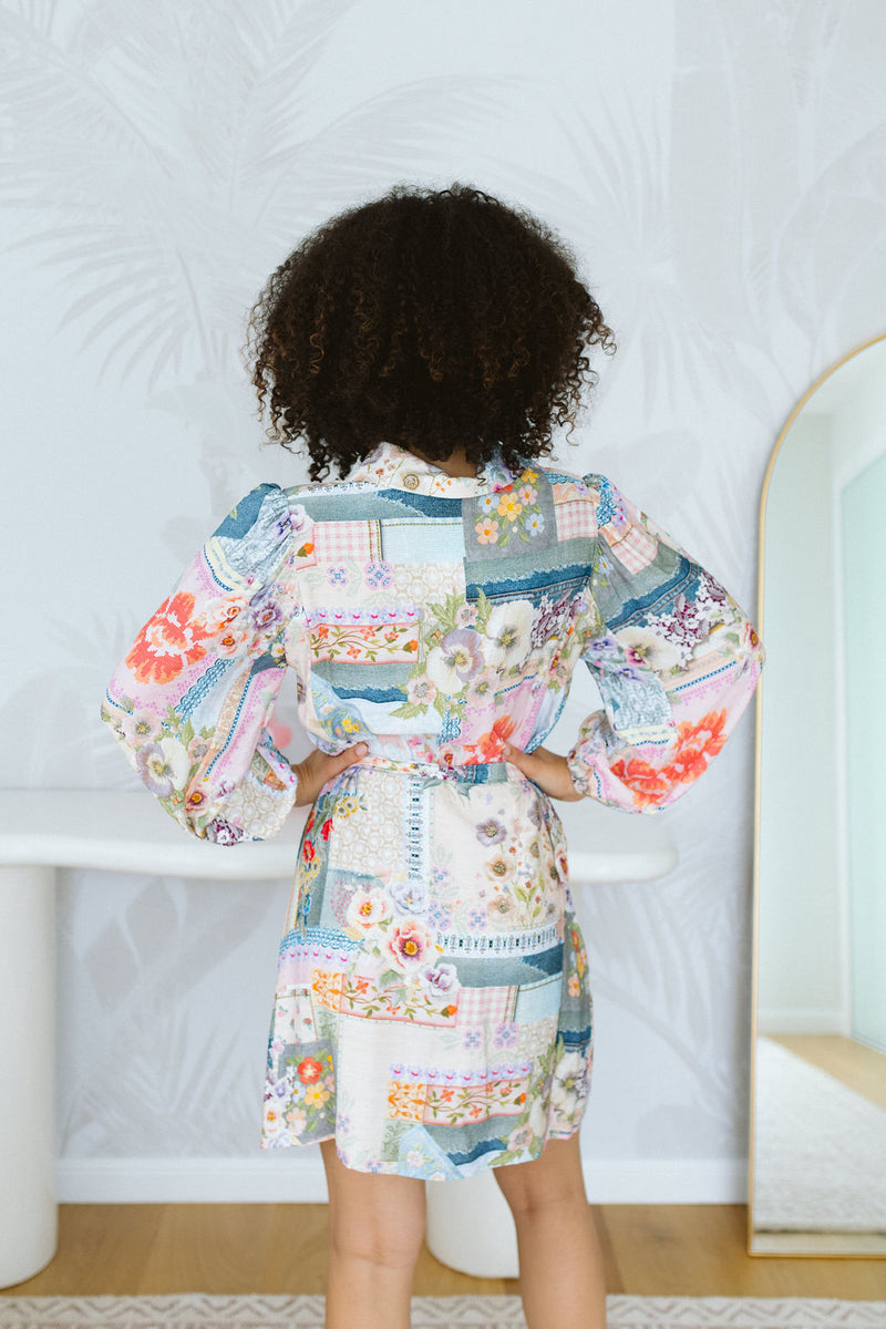 The Thea Dress - Vintage Petals