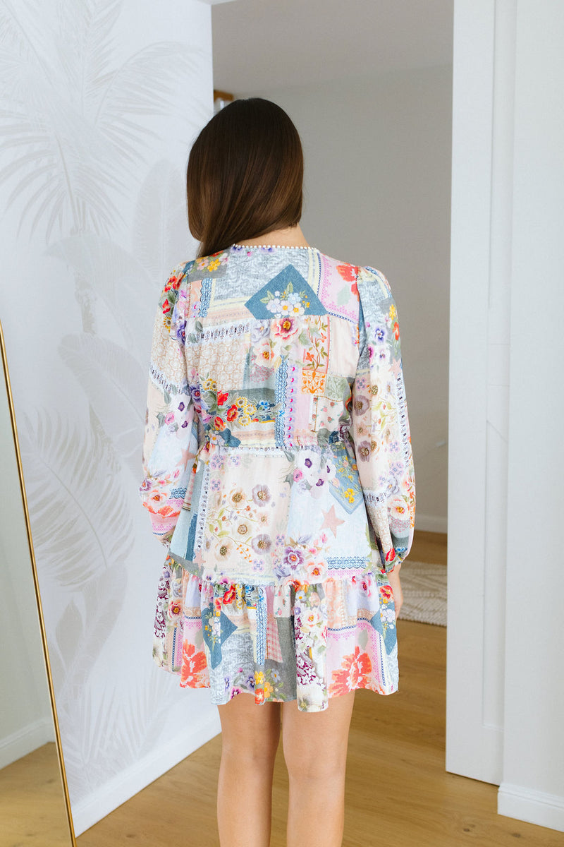 The Monica Dress - Vintage Petals