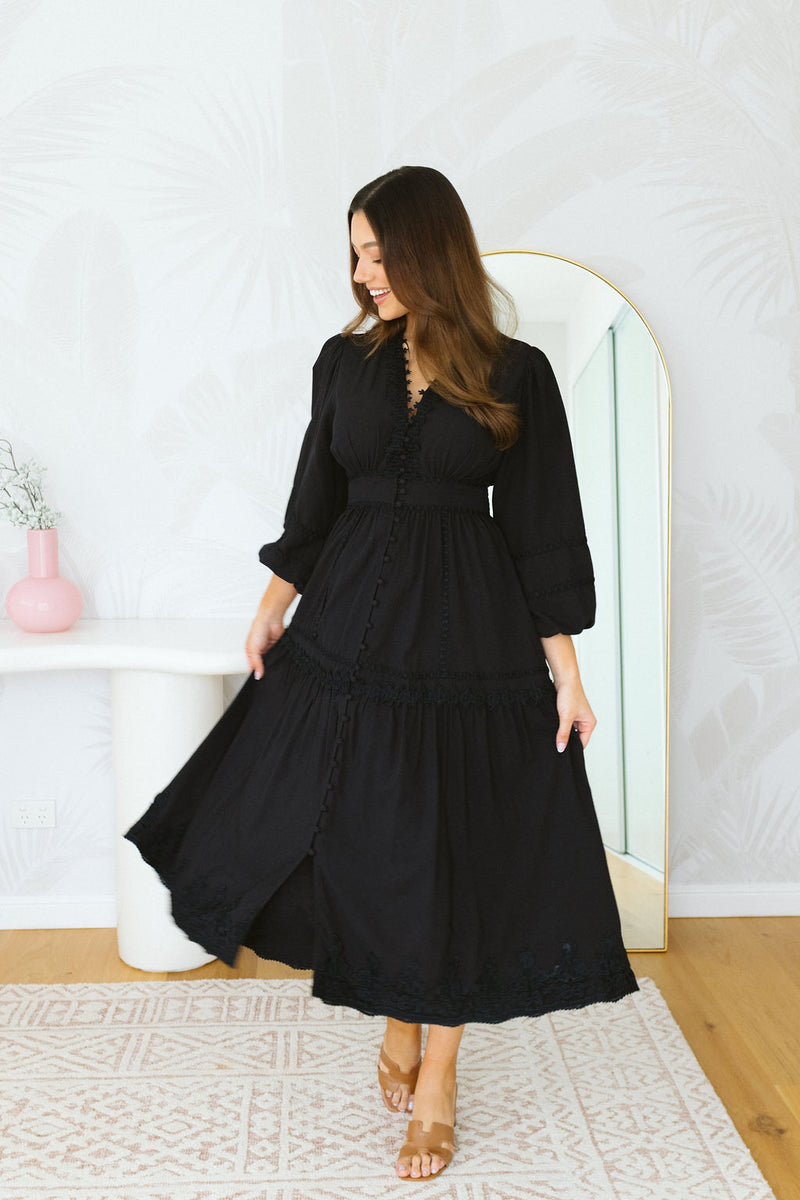 The Eleanor Dress - Black