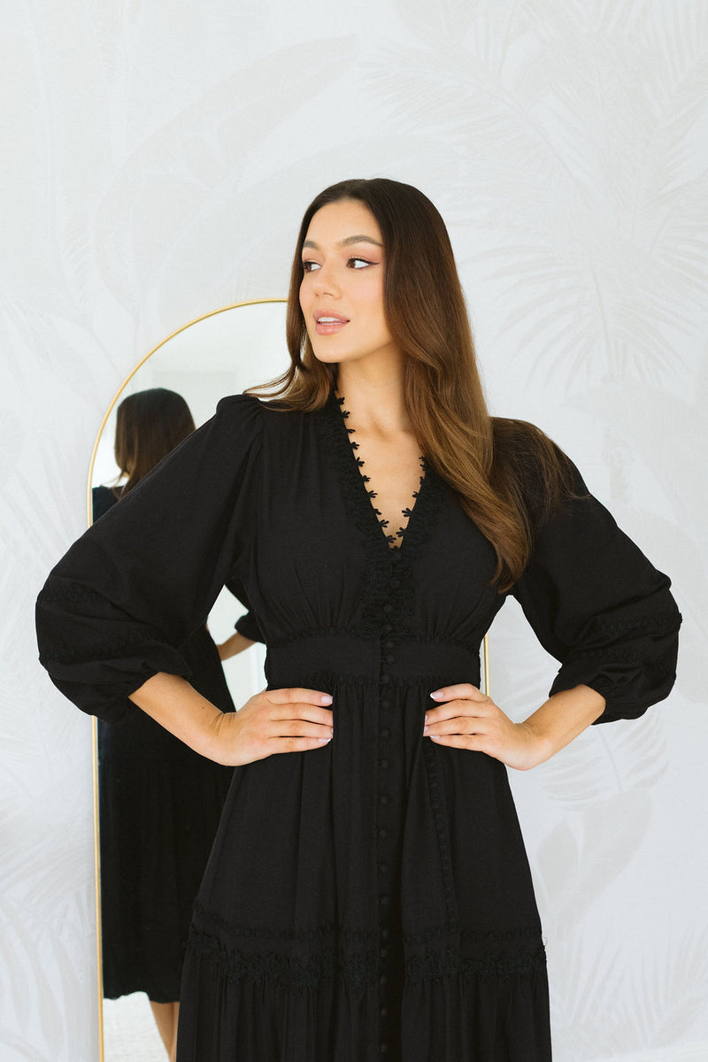 The Eleanor Dress - Black