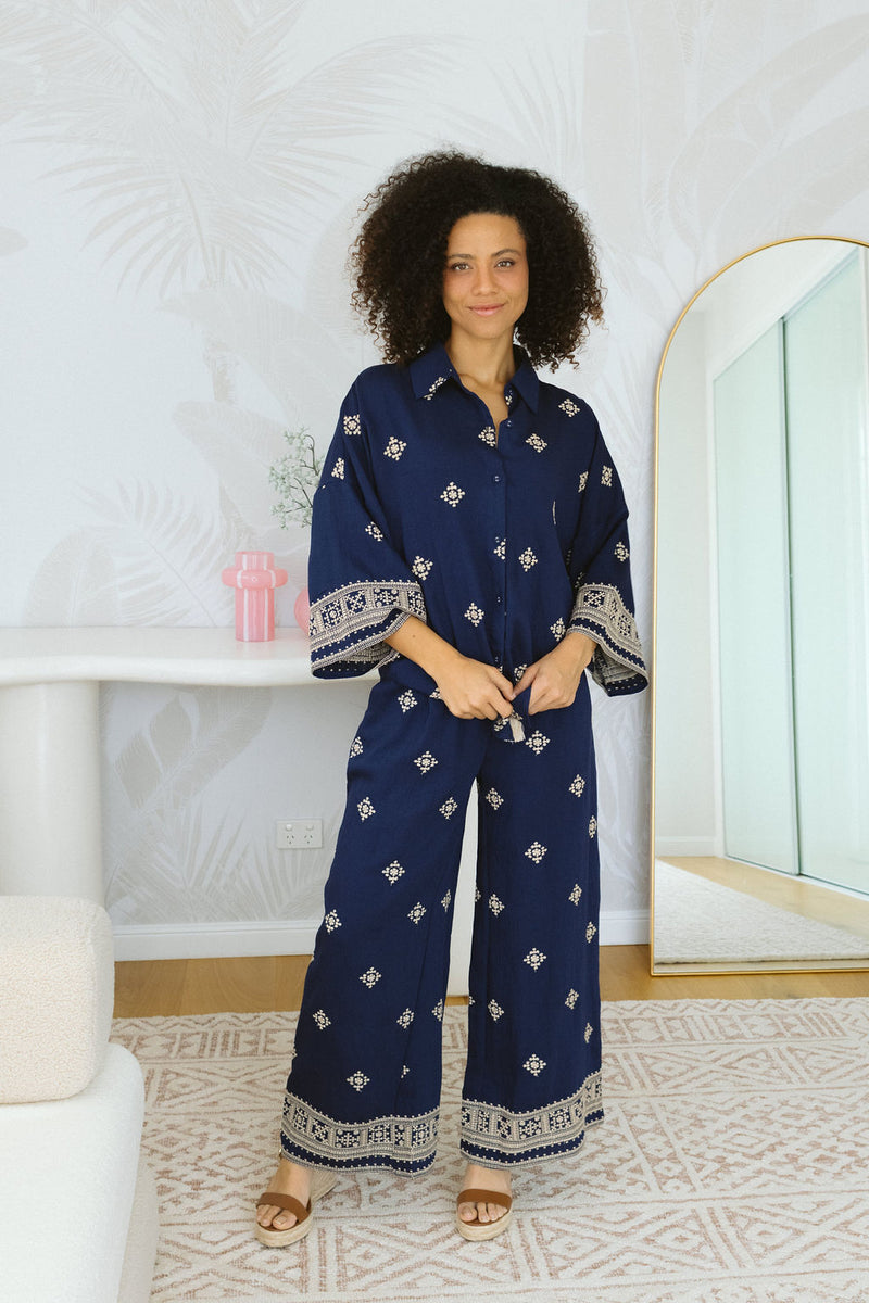 The Ireena Shirt - Blue Majesta