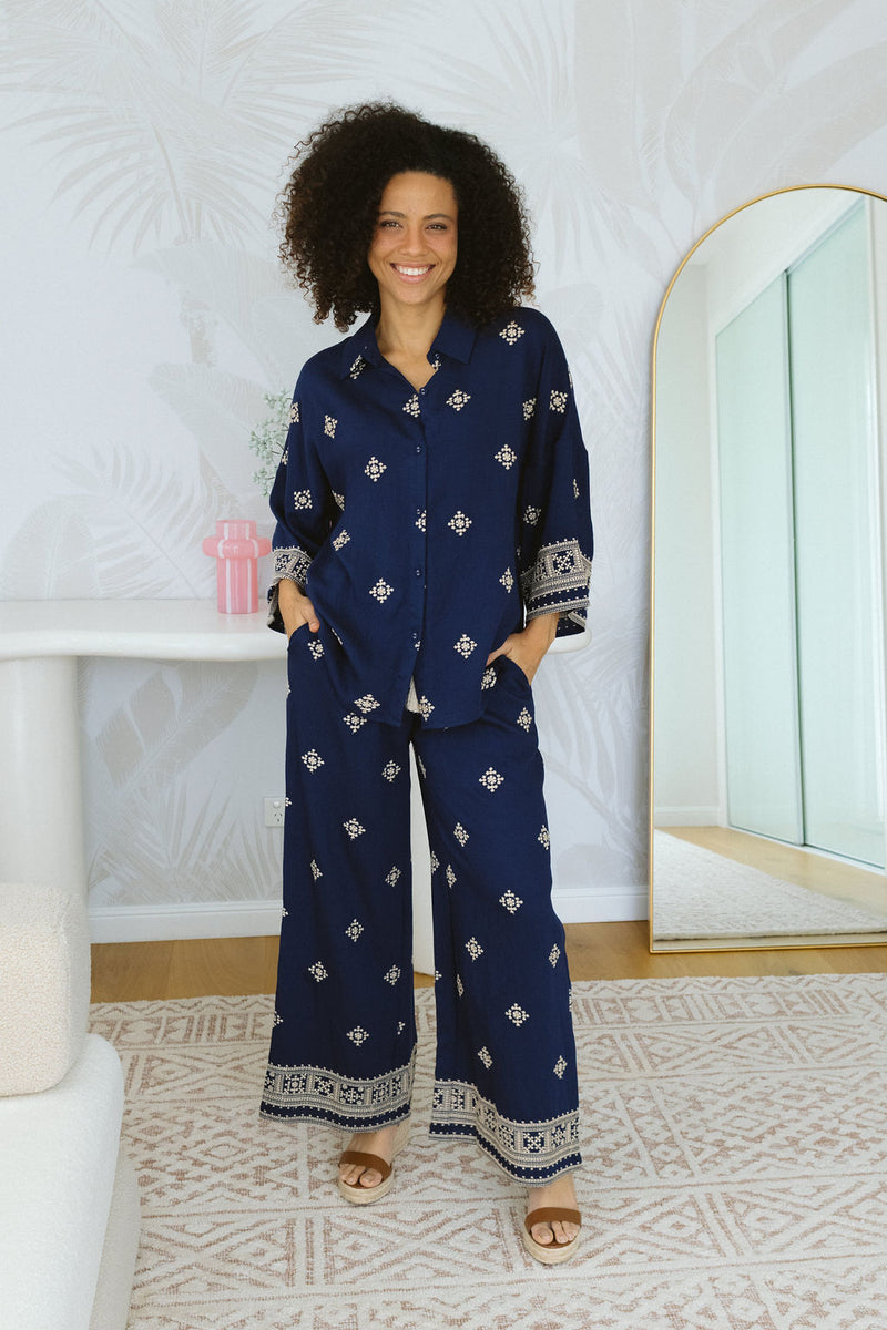 The Petia Pants - Blue Majesta