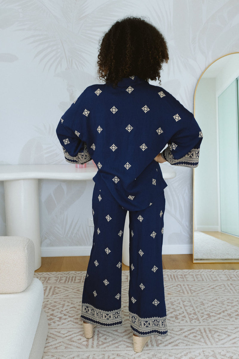 The Ireena Shirt - Blue Majesta