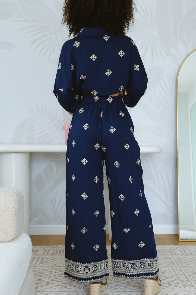 The Petia Pants - Blue Majesta