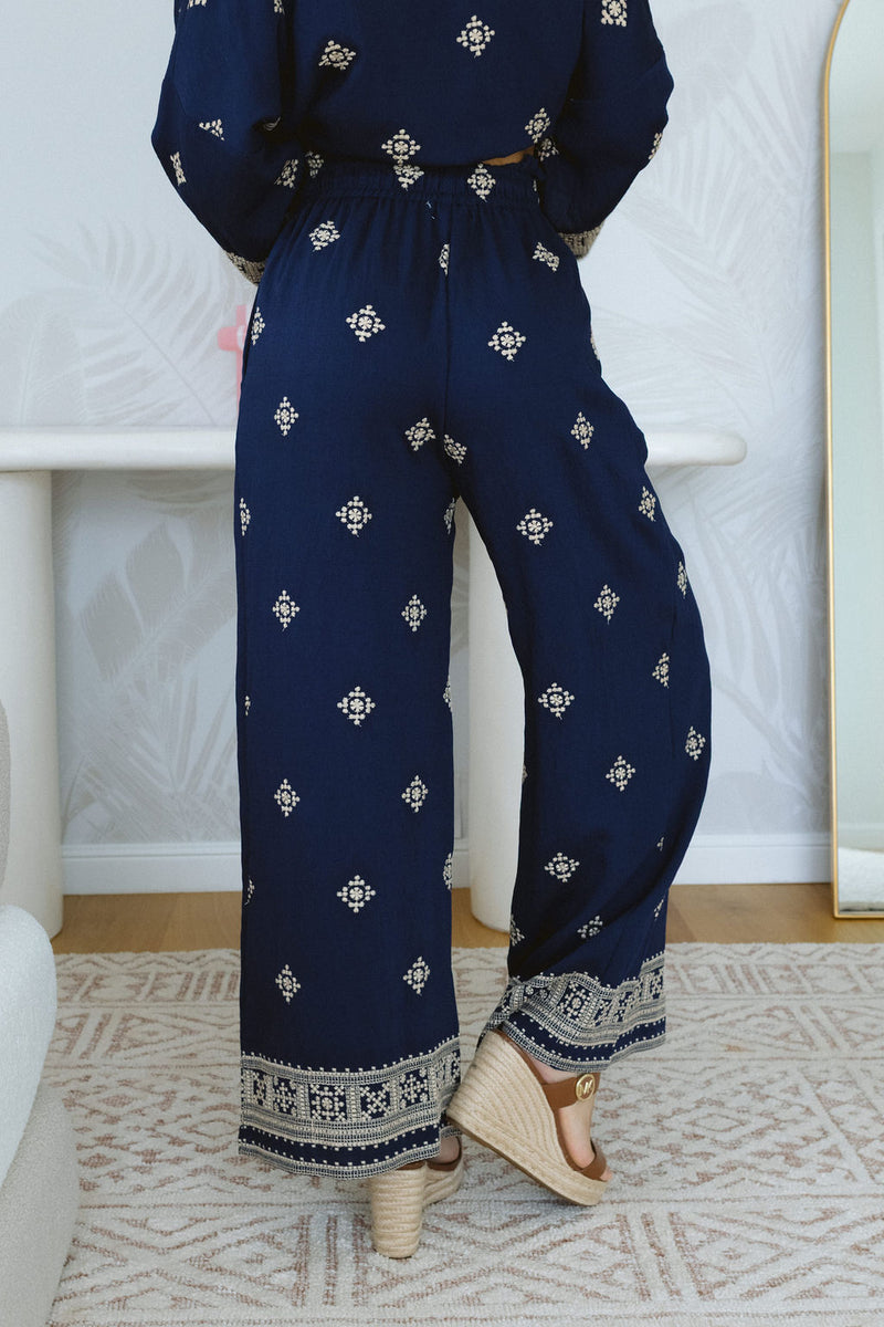 The Petia Pants - Blue Majesta