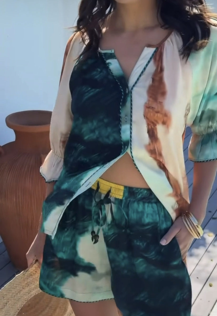 The Lost in Ibiza Shirt and Shorts Set