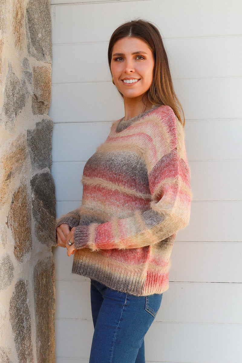 Sunset Stripe Knit