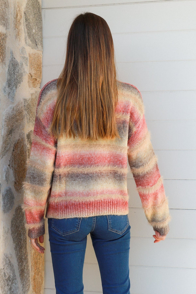 Sunset Stripe Knit