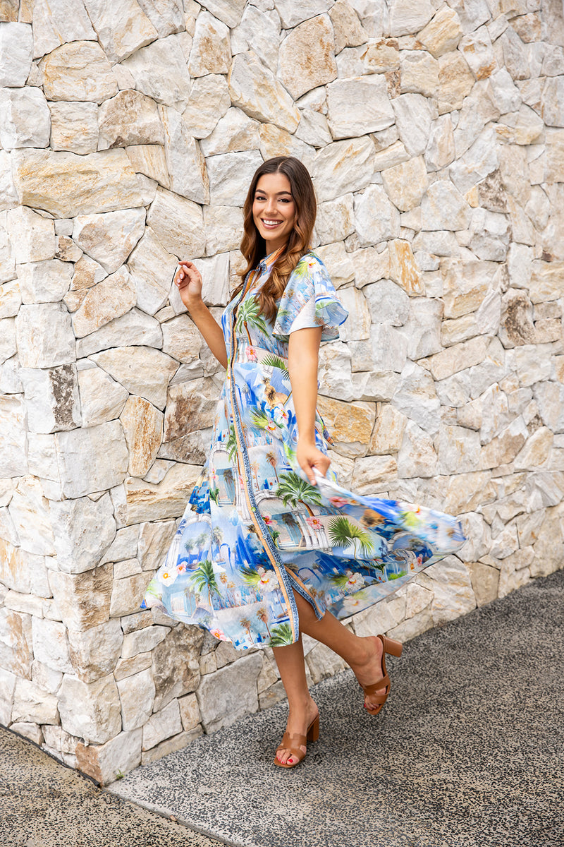 The Aelia Dress - Paros Palms