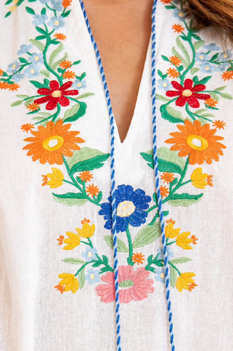 The Luzaro Top - Meadow Lace