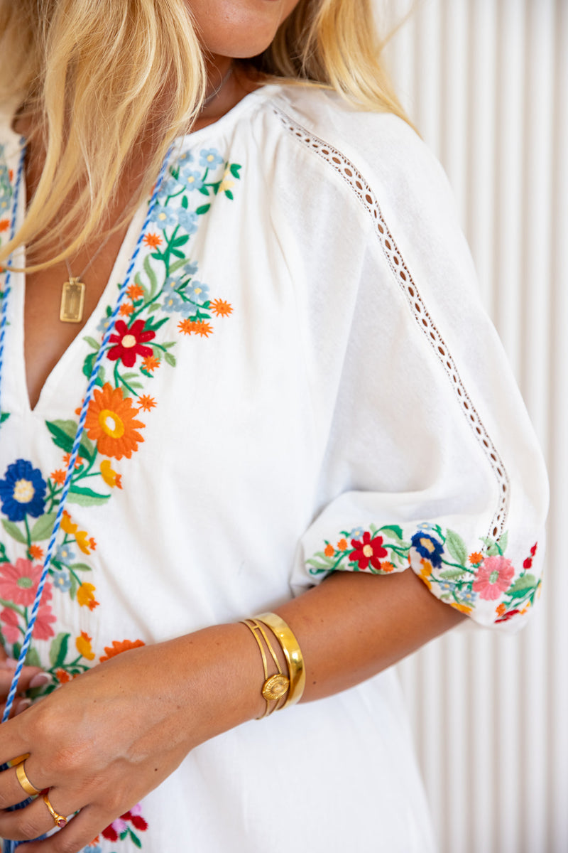 The Luzaro Dress - Meadow Lace