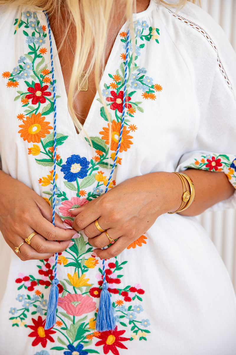 The Luzaro Dress - Meadow Lace