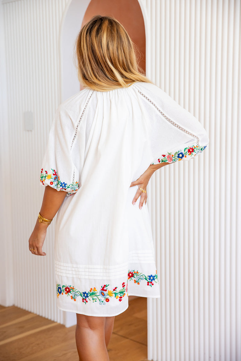 The Luzaro Dress - Meadow Lace