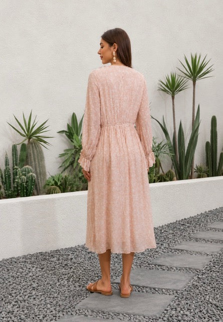 Peach Grace Dress