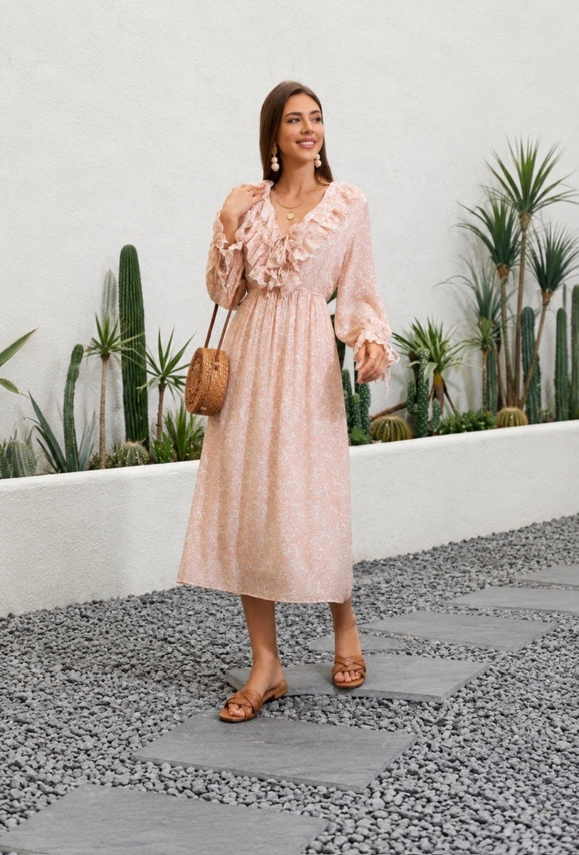 Peach Grace Dress