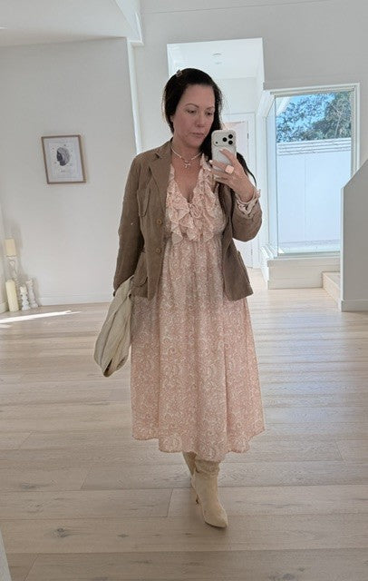 Peach Grace Dress