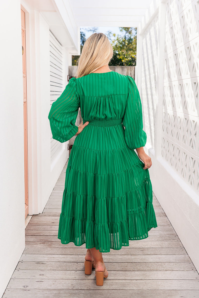 The Mireya Dress - Green