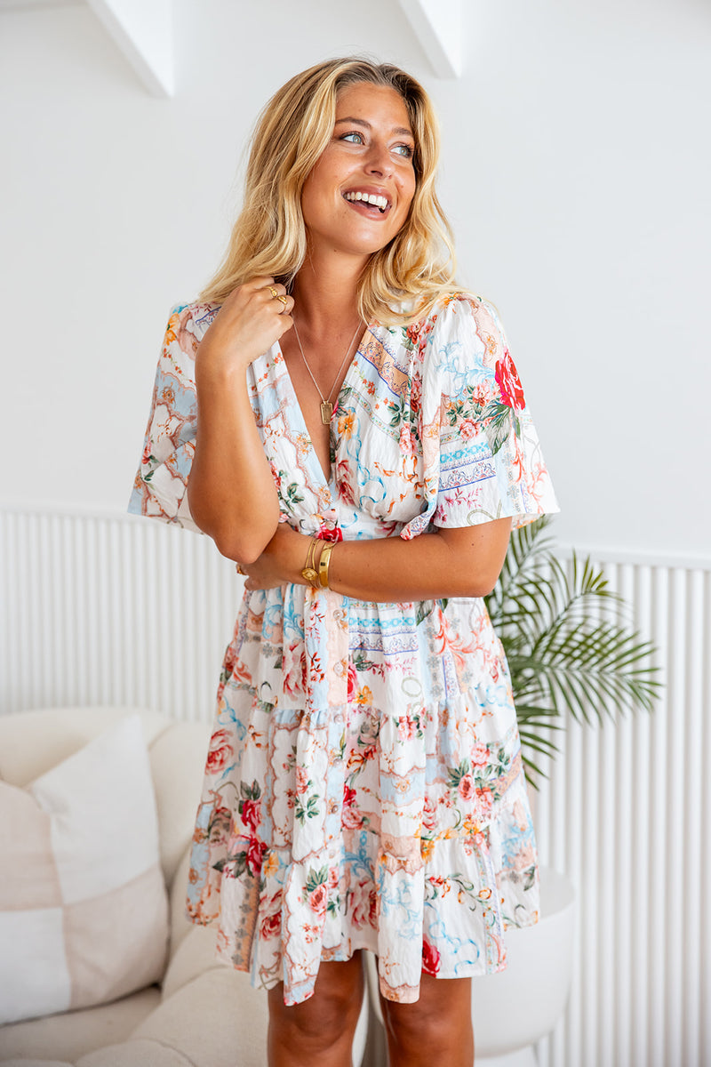 The Macy Dress - White Christmas