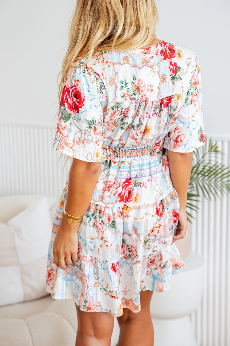 The Macy Dress - White Christmas