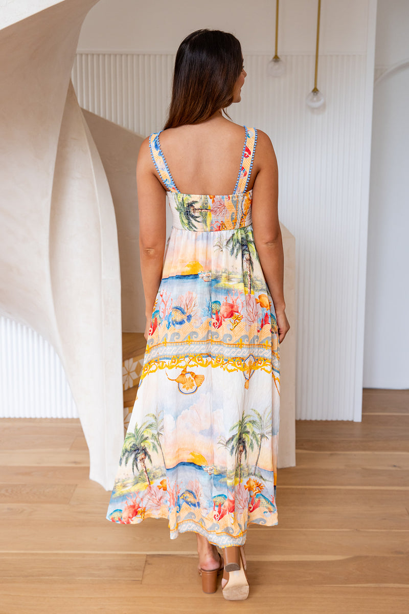 The Virelle Dress - Sunset Shoals