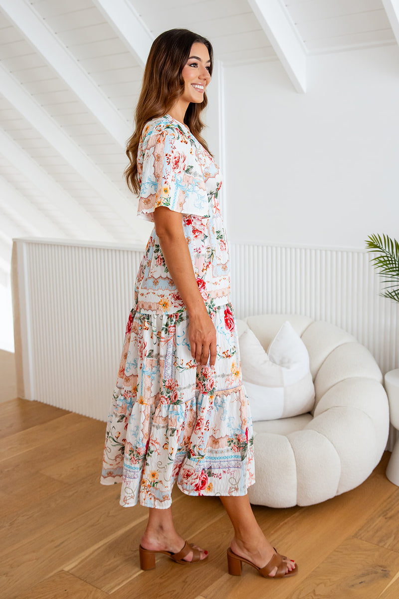 The Marina Dress - White Christmas