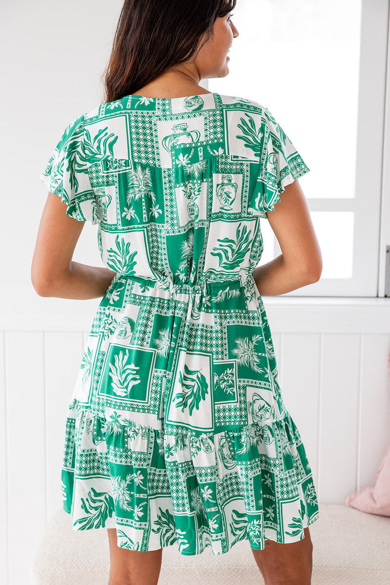 The Nala Dress - Midsummer Green