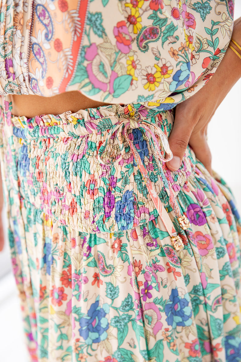 The Laylia Skirt - Floral Amorita